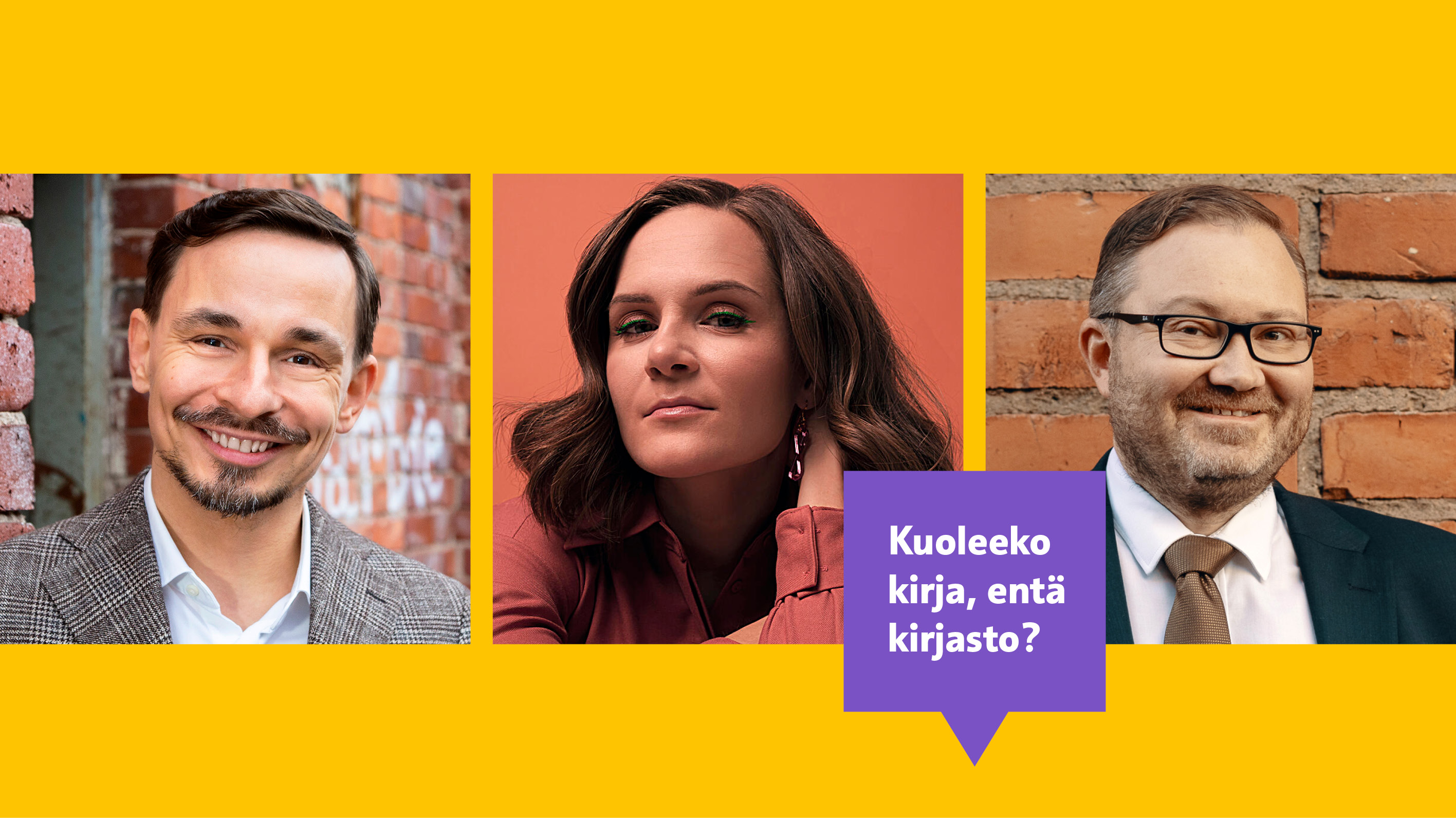 Kuvassa Tommi Laitio, Ronja Salmi ja Janne Viskari