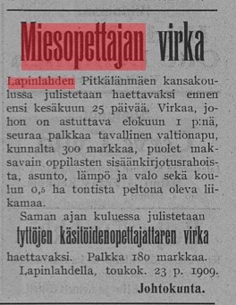 Miesopettajan virka