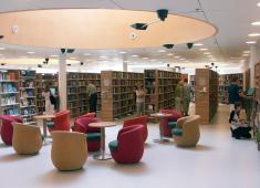 Rauma City Library, Main Library / Photograph by Antti Lehto, 2004